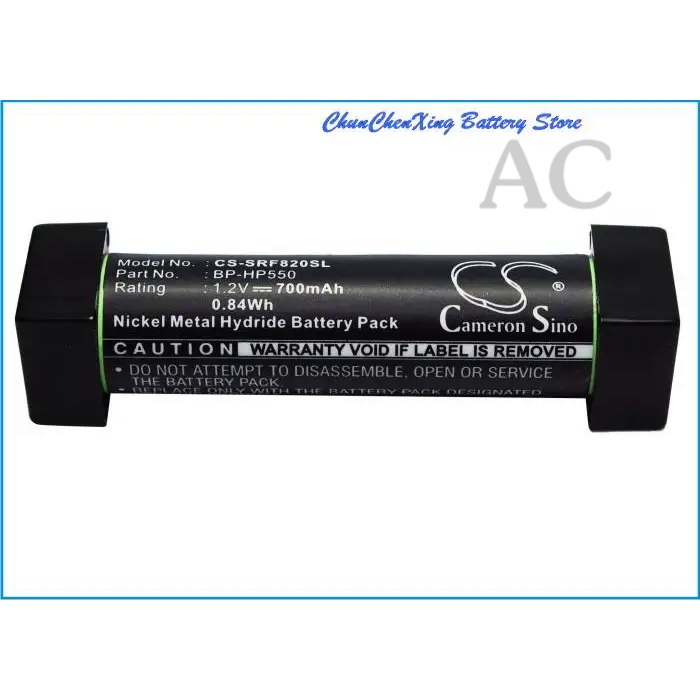 AC Cameron Sino 700mAh Battery BP-HP550 for Sony MDR-DS3000,IF240RK,IF3000,IF540RK,RF820,RF885RK, RF