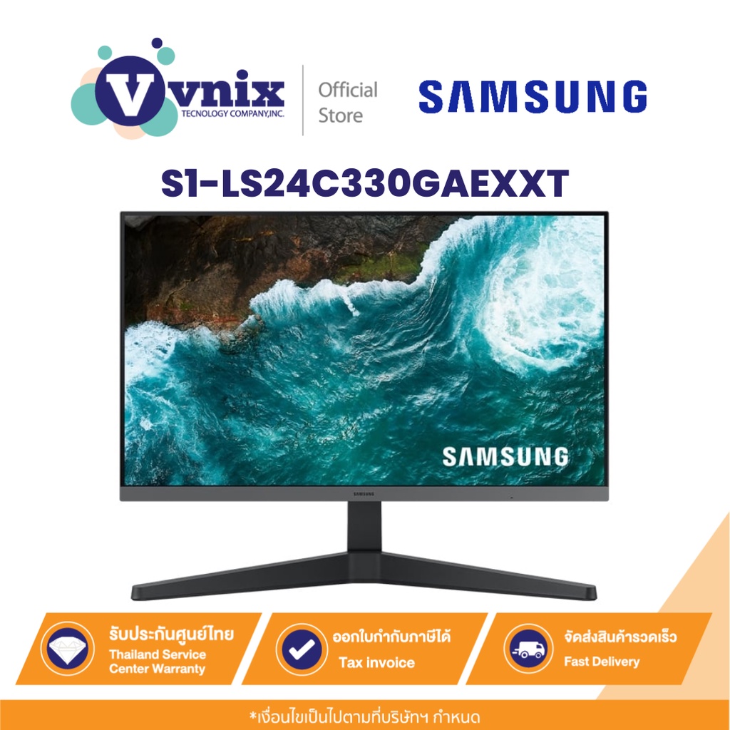 Samsung S1-LS24C330GAEXXT Monitor 24'' SAMSUNG (IPS, HDMI, DP) FREESYNC 100Hz By Vnix Group
