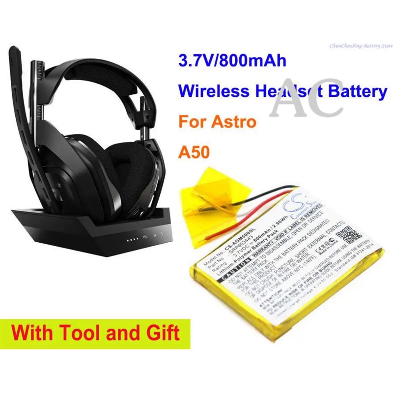 AC Cameron sino 800mAh Battery SRP603443 for Astro A50
