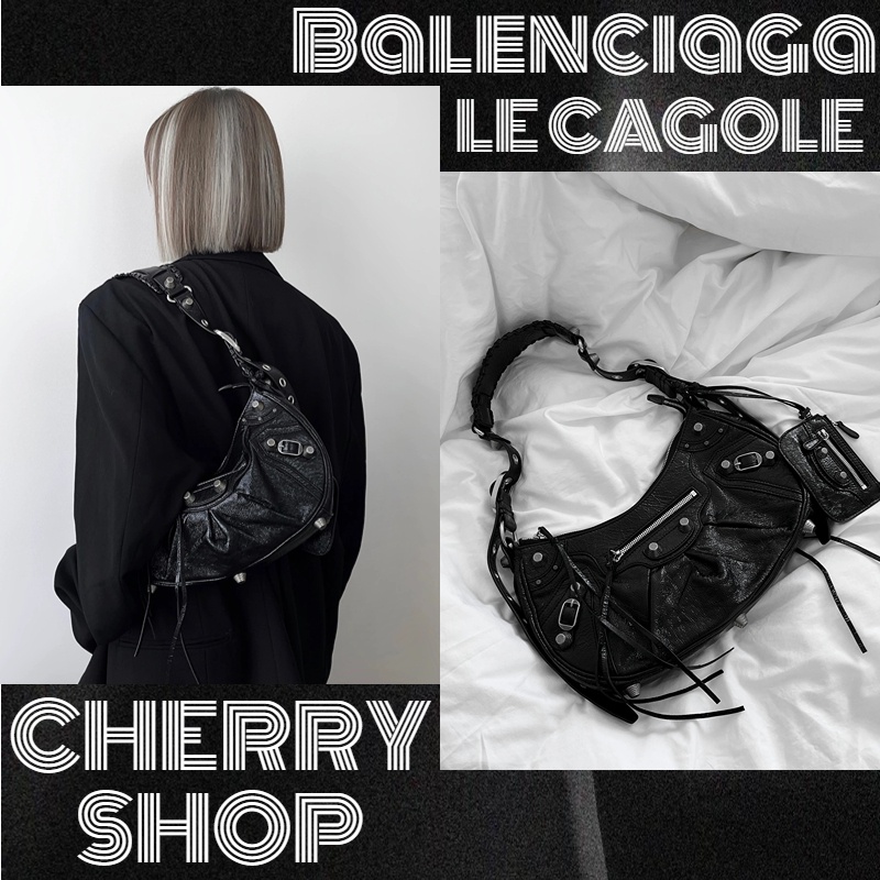 บาเลนเซียก้า Balenciaga LE CAGOLE BAGกระเป๋าสะพายข้าง ของผู้หญิง/ แบรนด์ใหม่และเป็นของแท้