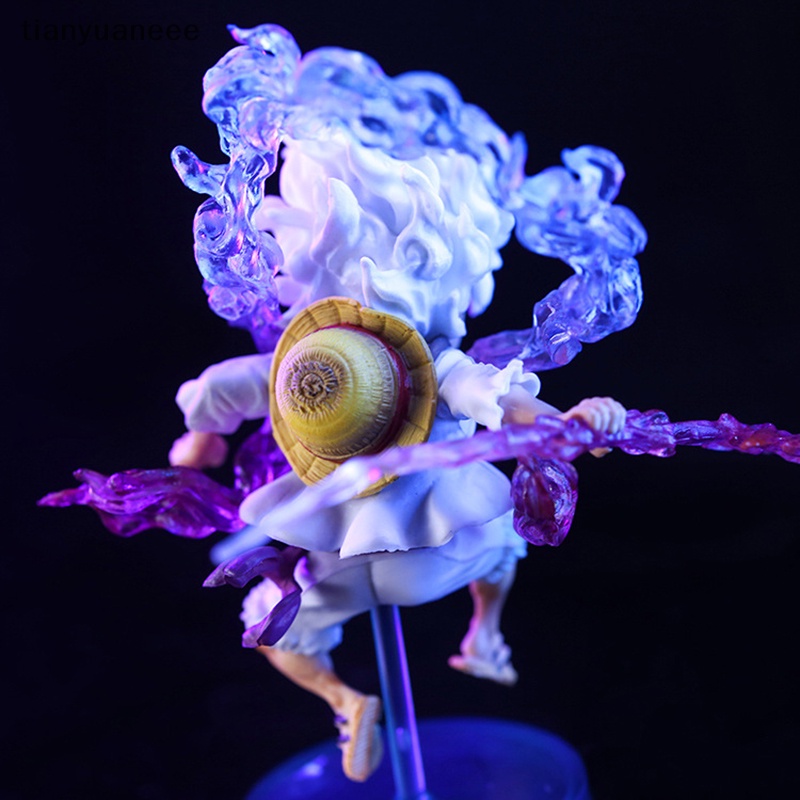 Tianyuaneee โมเดลฟิกเกอร์ PVC รูปปั้นอนิเมะ One Piece Luffy Gear 5 Sun God Niko Luffy 10 ซม. สําหรับเก็บสะสม