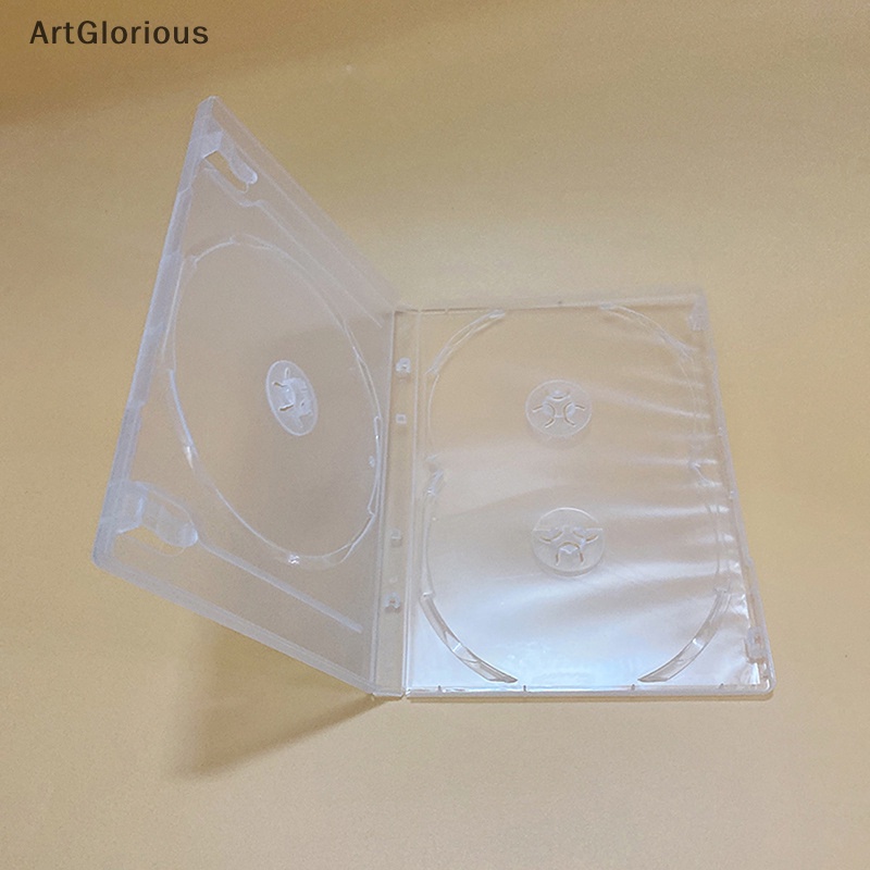 กล่องพลาสติกเปล่า ทรงสี่เหลี่ยม ความจุ 3 แผ่น สําหรับใส่แผ่น CD