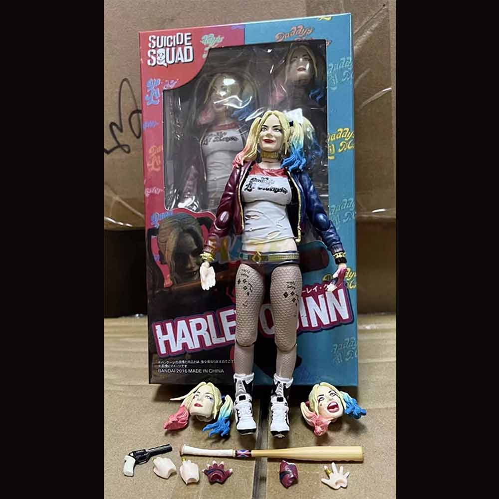 Movie Suicide Squad Harley Quinn Scale Figure Model PVC Toy Decorations Gift