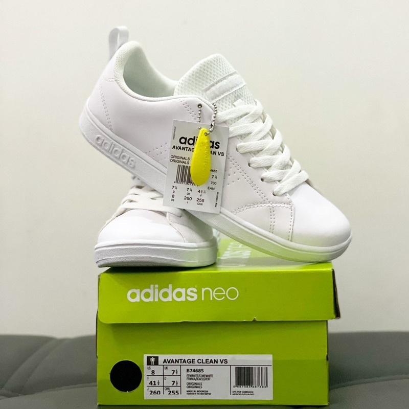 Adidas Neo advantage full white 100%