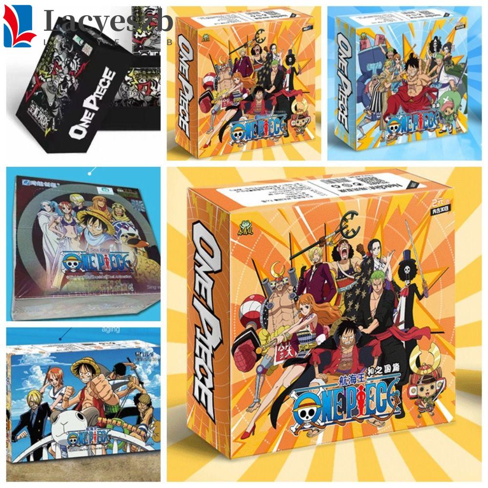 Lacyeszb TCG Booster Box การ์ดเกม TCG Anime One Piece One Piece การ์ดเก็บสะสม TCG การ์ดเกม หายาก เกม