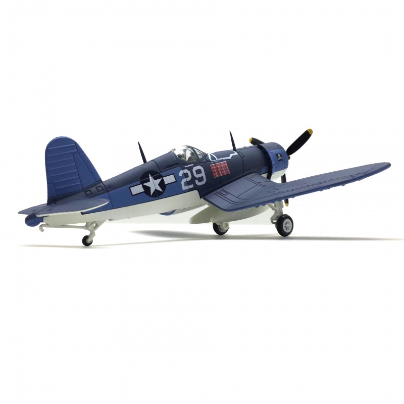 โมเดลเครื่องบินรบโจรสลัด Us Navy F4u Pirate Ship-Based Land-Based 1:72 ของขวัญ สําหรับตกแต่ง