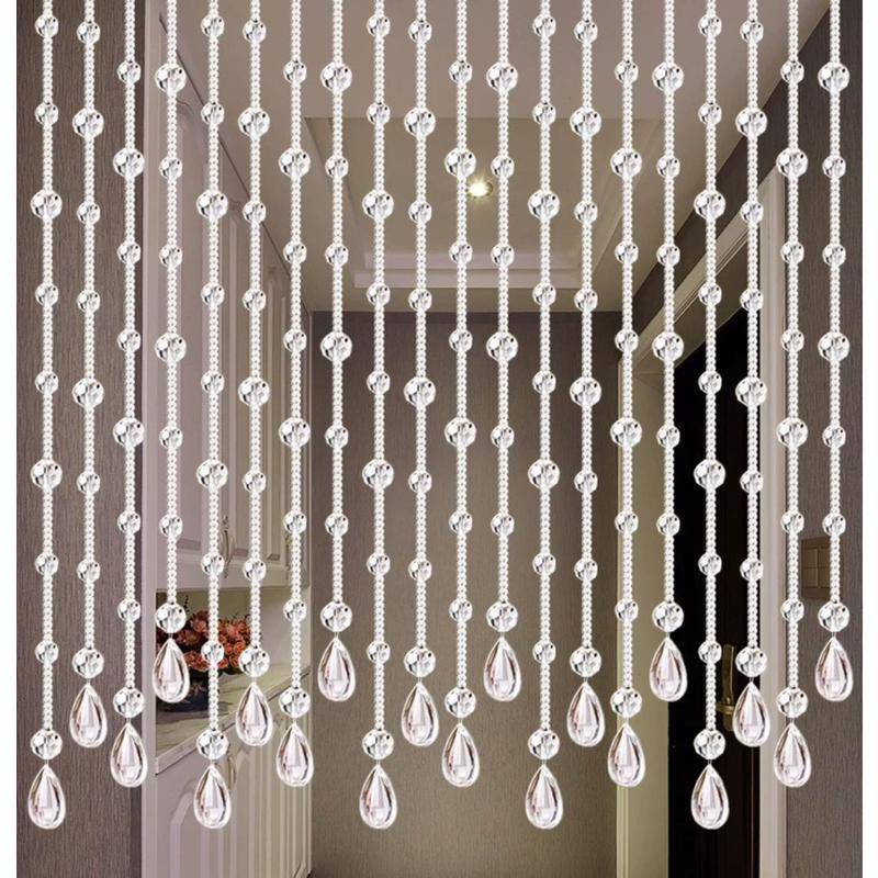 แนะนำ ผ้าม่าน ผ้าม่านลูกปัดคริสตัล เสริมฮวงจุ้ย สําหรับตกแต่งประตูห้องนอน ทางเข้า ราคาพิเศษ มีเก็บเงินปลายทาง