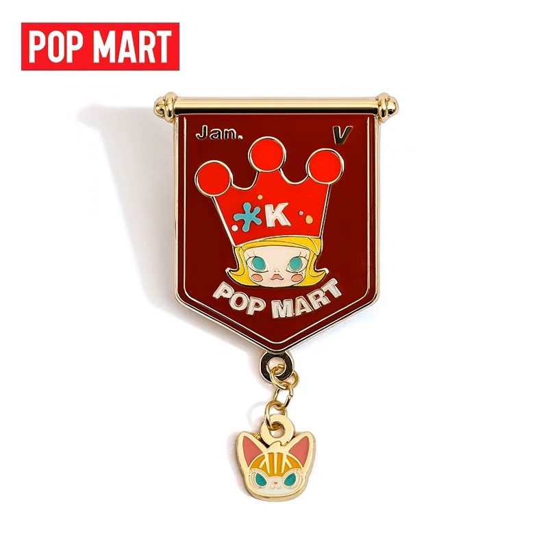Popmart POPMART SKULLPANDA July Membership Day Limited Badge dimoo Ono Gift Merchandise