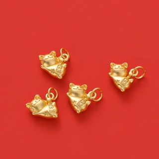 St. kunkka 10 ชิ้น 18k ทรายสีทอง Retention ทองแท้ Lucky Cat …