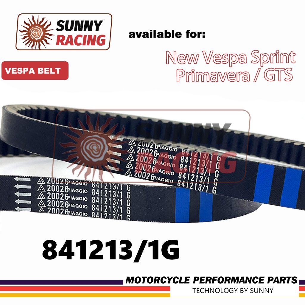 เข็มขัด Vespa สําหรับ New Vespa Sprint/Primavera/GTS 125-150 CC(20026 Piaggio)