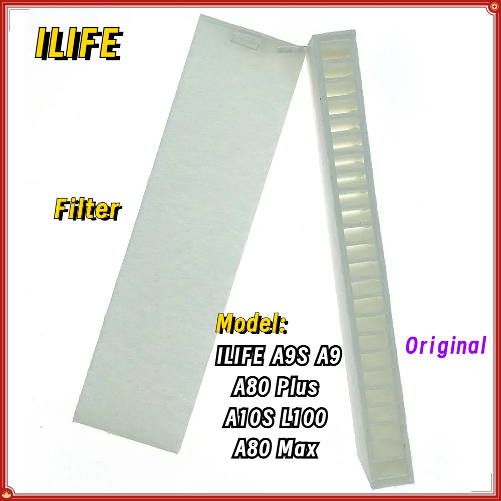 ตัวกรองอุปกรณ์เสริมสําหรับ ILIFE A9S A9 A80 Plus A10S L100 A80 Max เครื่องดูดฝุ่นกรองฝุ่นอะไหล่เปลี่