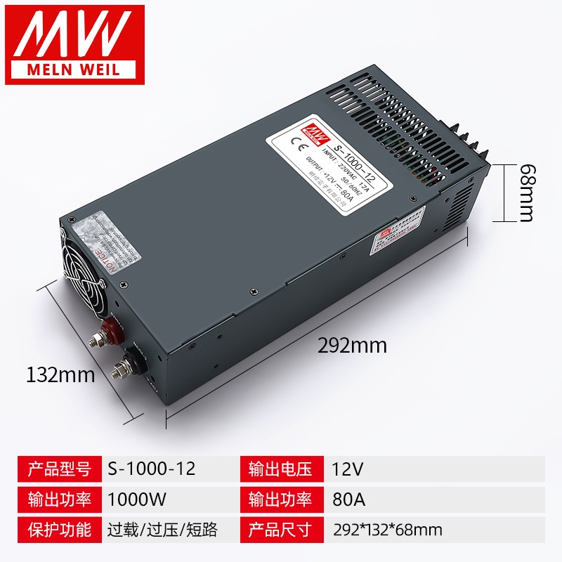 Switching Power 220 ถึง 24V/12V DC 5VS-35/50/120/150/200/350W หม้อแปลงไฟฟ้า