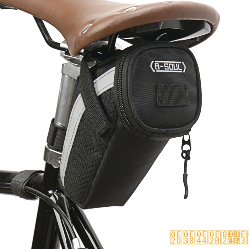 B-Soul กระเป๋าจักรยาน Road Mountain Bike Saddle Bag Ultralight Bicycle Seat Tube Bag Large Space Bik