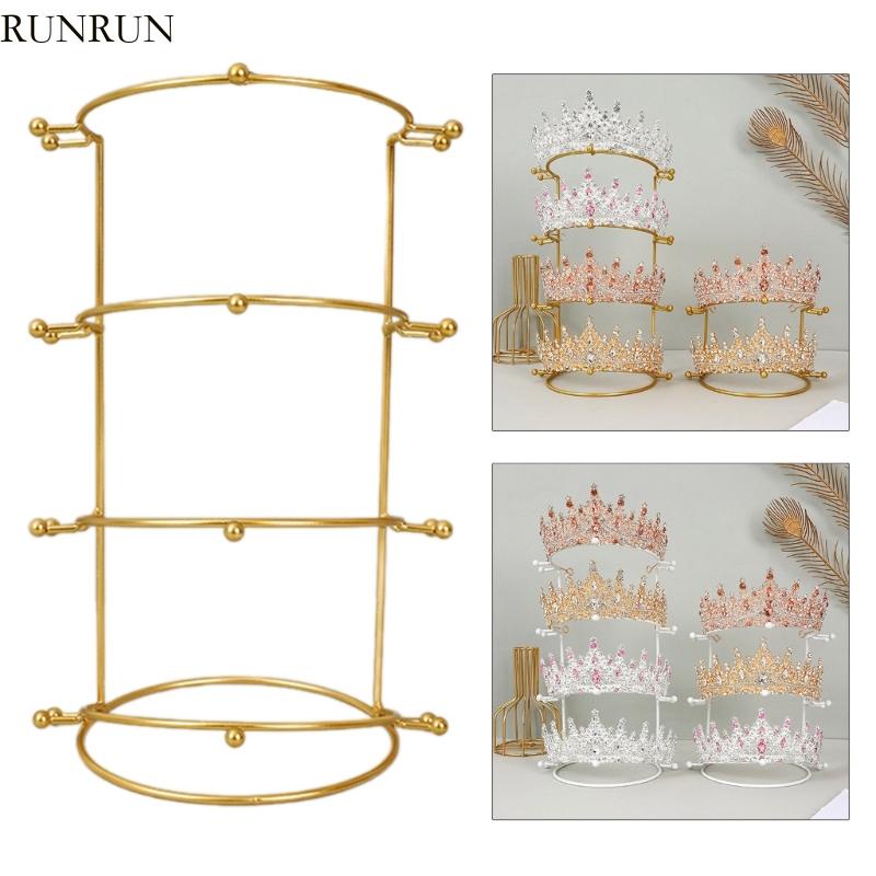 Runny ชั้นวางเครื่องประดับ ที่คาดผม มงกุฎเจ้าหญิง สําหรับเจ้าสาว