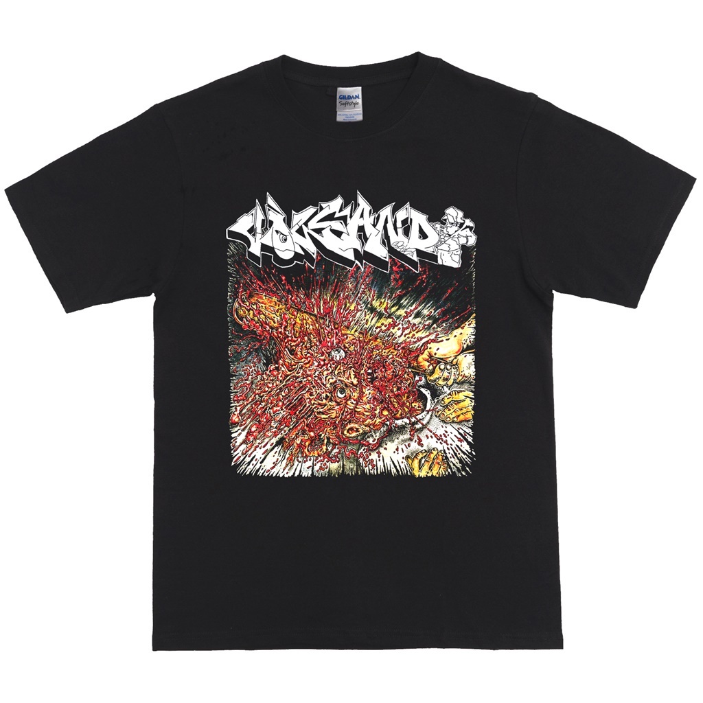 เสื้อยืด S-5XL เสื้อยืด พิมพ์ลายภูเขาไฟ Hardcore FOOL 2tha GAME สินค้า S-5XL