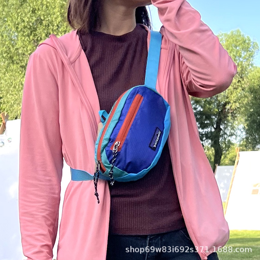 Patagonia กระเป๋าคาดเอวไนลอนพับเก็บกระเป๋าสะพายข้าง