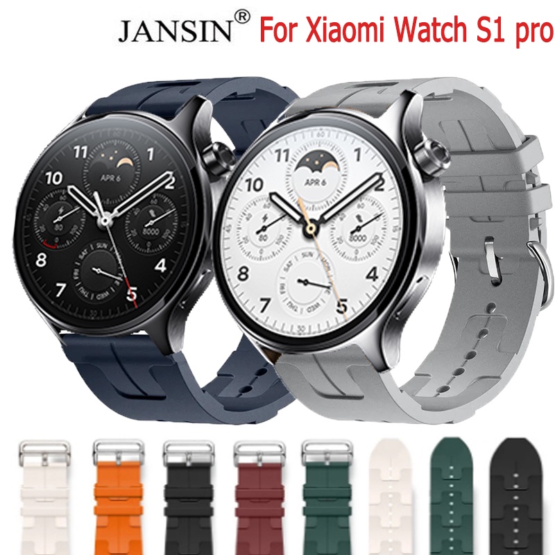 สายนาฬิกาข้อมือซิลิโคน  สำหรับ Xiaomi Watch S1 pro