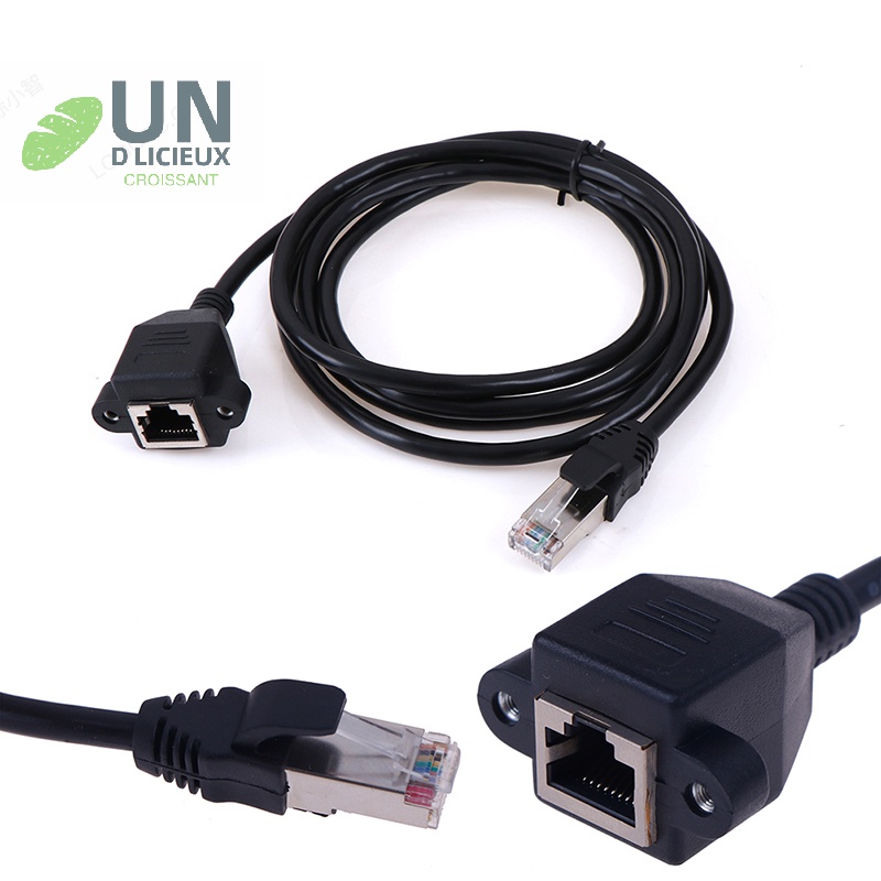 Good สายเคเบิลต่อขยายเครือข่ายอีเธอร์เน็ต LAN RJ45 ตัวผู้ เป็นตัวเมีย 1 ชิ้น