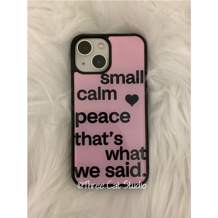 เคสโทรศัพท์มือถือ ขอบนิ่ม ป้องกัน ลายคําศัพท์ สีชมพู สไตล์เกาหลี สําหรับ iPhone 15 13pro 14promax 11 12 14 XR X XSMAX 13 mini 7plus