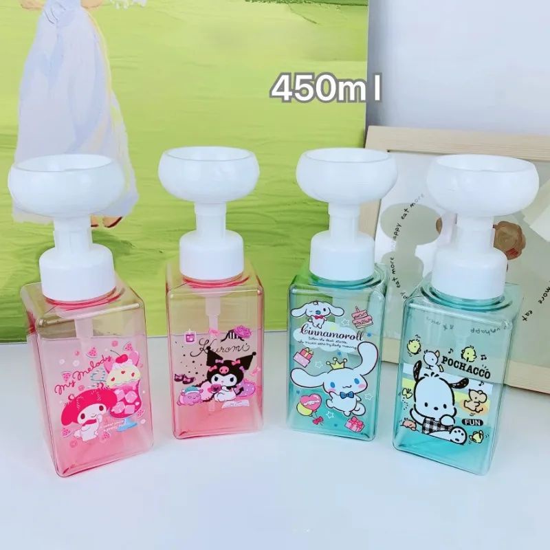 Kawaii Sanrio ขวดใส่เจลล้างมือ เจลล้างมือ ลายการ์ตูน Hello Kitty Cinnamoroll Y2k