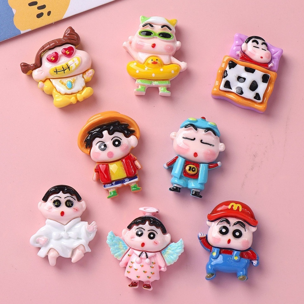 10ชิ้นน่ารักชินจังเสน่ห์เรซินใหม่ (5-44)