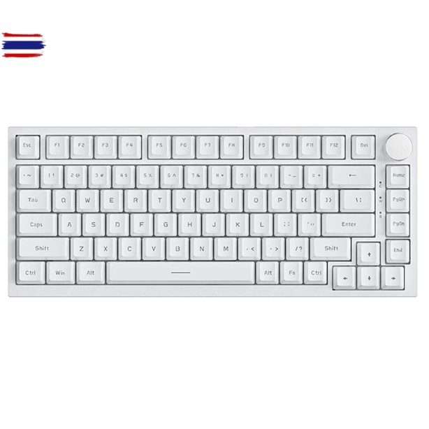 AK820 คีย์อร์ดเกมมิ่ง Ajazz AK820 82Key Gasket Hotswap Wired Mechanical Keyboard รัประกันสินค้า 1 ye