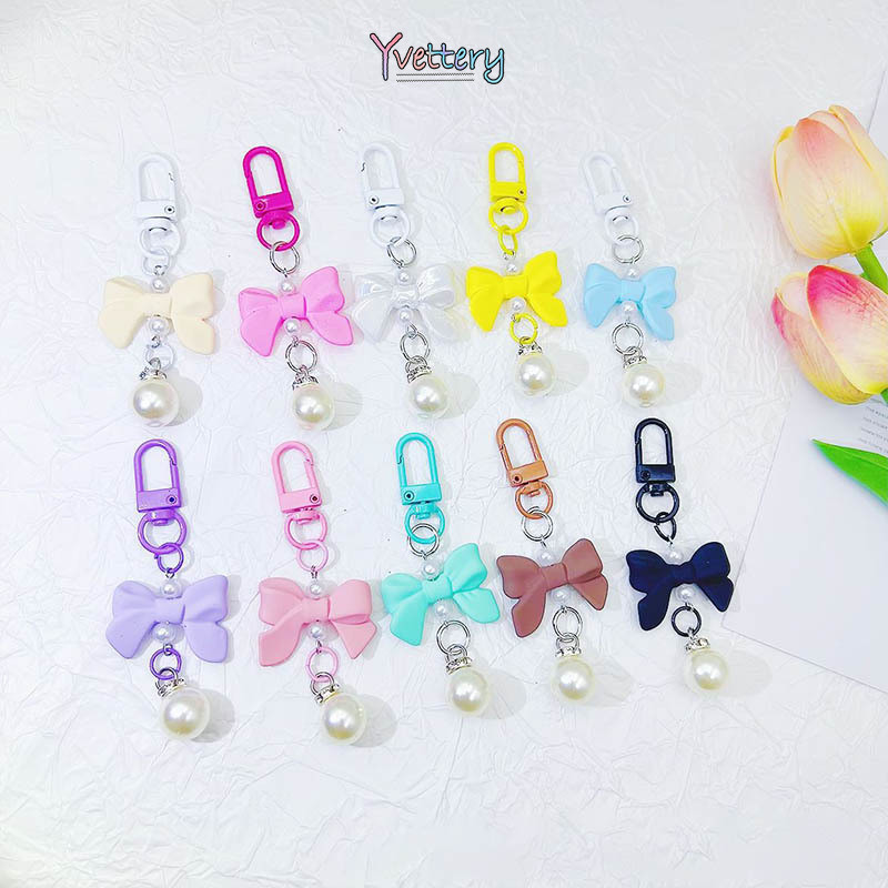 ร้านค้าไทย🔥พวงกุญแจ จี้โบว์ สีแคนดี้น่ารัก Y2K น่ารัก สไตล์เกาหลีแฟชั่น สําหรับห้อยกระเป๋า สําหรับนักเรียนหญิงCOD - รูปที่ 2