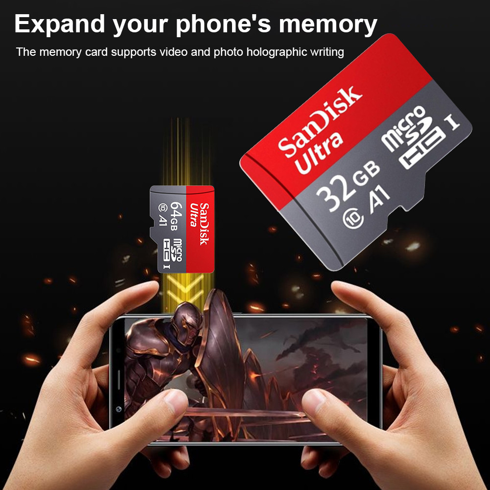 การ์ดหน่วยความจำ TF 32GB /64GB การ์ดหน่วยความจำของกล้อง
