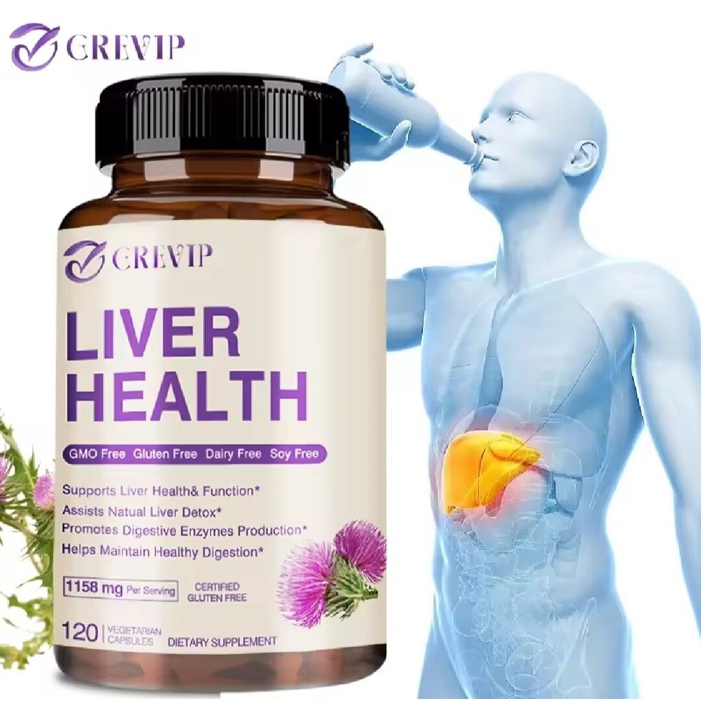 1แถม1 LIVER HEALTH สูตรฟื้นฟูและทำความสะอาดตับตับ(60แคปซูล)ผลิตเอนไซม์ย่อยอาหารคลีนตับ ตับแข็ง ตับอักเสบ ไขมันสะสมในตับ