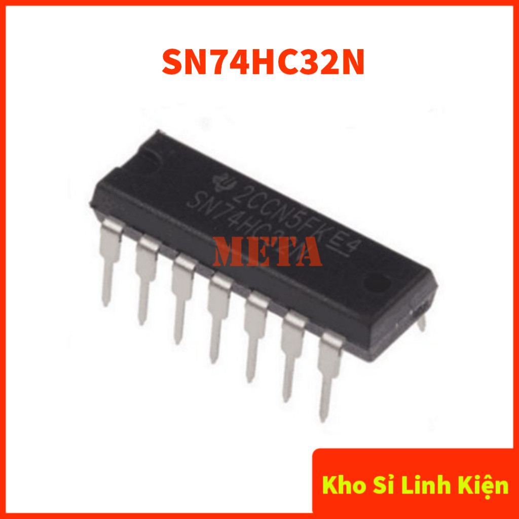 SN74HC32N จุ่ม 14 Pin - SN74HC32 74HC32 HC32 7432