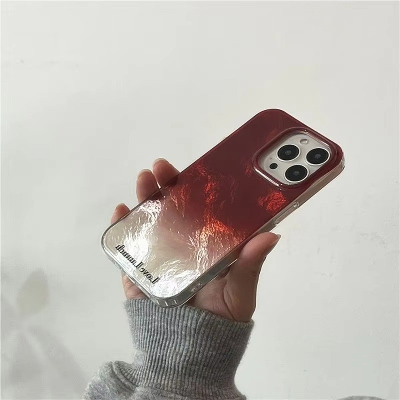 เคสโทรศัพท์สําหรับiPhone 11 12 13 14 15 16 17 Pro Max 16E X XS XR 7 8 Plus SE VortexรูปแบบGradientไวน์แดงซิลิโคน ราคา ถูกที่สุด ดีลบีเคเค แกลเลอรีภาพที่ 8