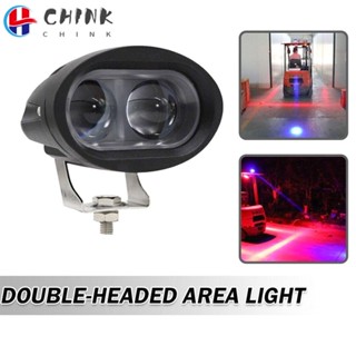 Chink ไฟเตือน LED 9-80V กันน้ํา สีฟ้า สําหรับรถยก รถบรรทุก