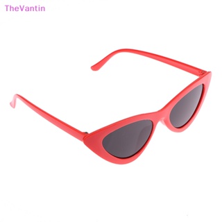 Thevantin แว่นตากันแดด ทรงสามเหลี่ยม กรอบเล็ก สไตล์เรโทร สําหรับผู้หญิง