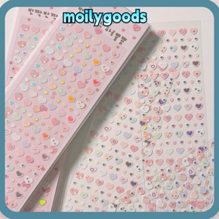 Moilyhd สติกเกอร์เลเซอร์ ลาย Love Kawaii แฮนด์เมด สําหรับตกแต่งสมุดภาพ