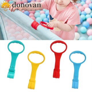 Donovan แหวนดึงพลาสติก สีพื้น สําหรับแขวนเตียงนอนเด็ก