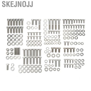 Skejnojj Engine Hex Bolt Kit Rustproof Stable Performance Small Block Bolts Nut for SBC 265 283 305 327 350 400