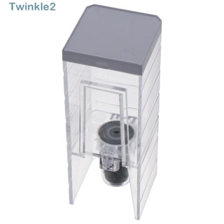 Twinkle เครื่องจ่ายสบู่เหลว แชมพู เจล แบบพลาสติก ABS ไม่ต้องเจาะ สีโปร่งใส สําหรับห้องรับประทานอาหาร