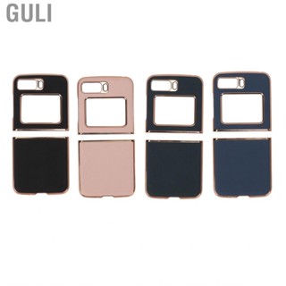 Guli Leather Phone Case For Moto Razr 2022 Protective Cover Scratch GDT