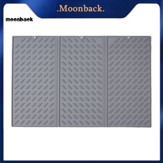 &lt;moonback&gt; แผ่นซิลิโคนรองจาน กันลื่น ขนาดใหญ่ 61x40 ซม. ปลอดภัย สําหรับบ้าน เอเชียตะวันออกเฉียงใต้