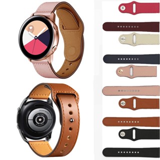 สายนาฬิกาข้อมือหนัง สําหรับ Samsung Galaxy Watch Active 2 40 มม. 44 มม.