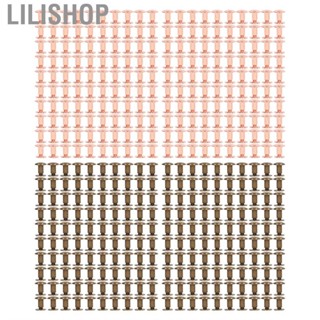 Lilishop 200 Sets Book Binding Screw Curved Surfaces Bookbinding Flat Head Stud