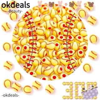 Okdeals ลูกปัดซอฟท์บอล อะคริลิค ทรงกลม 12 มม. สําหรับทําเครื่องประดับ สร้อยข้อมือ DIY 300 ชิ้น