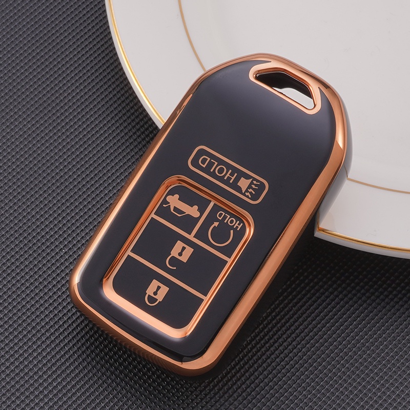 เคสกุญแจรถยนต์ Tpu 2 3 ปุ่ม สําหรับ Honda Fit CIVIC JAZZ Pilot Accord CR-V Freed Pilot StepWGN Insight Key shell เคสกุญแจรีโมตรถยนต์ 2 ปุ่ม และ3 ปุ่ม สำหรับ Honda Jazz City CRV CIVIC
