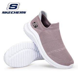 Skechers_ รองเท้าผ้าใบลําลอง ข้อสั้น เหมาะกับการวิ่งมาราธอน สําหรับผู้ชาย และผู้หญิง