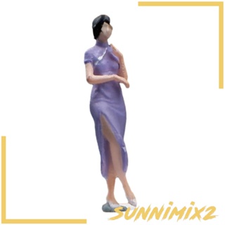 [Sunnimix2] ตุ๊กตาฟิกเกอร์เรซิ่น สเกล 1:64 สําหรับฉากไดโอราม่า รถไฟ DIY