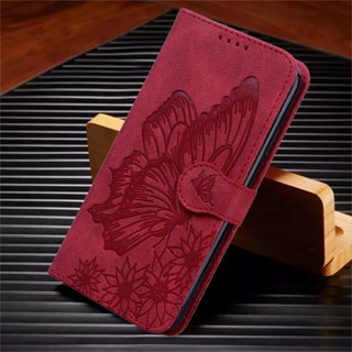 เคสโทรศัพท์มือถือหนัง ฝาพับ ลายผีเสื้อ สําหรับ Xiaomi Redmi 12 4G Note 12S 4G Note12 Note12 Pro 5G