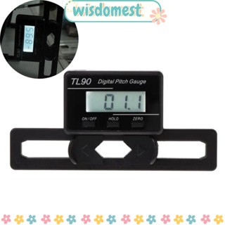 Wisdomest ไม้บรรทัดดิจิทัล หน้าจอแบ็คไลท์ LCD TL90 ขนาดพกพา