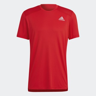 adidas วิ่ง เสื้อยืด Own the Run Cooler ผู้ชาย สีแดง HL3979