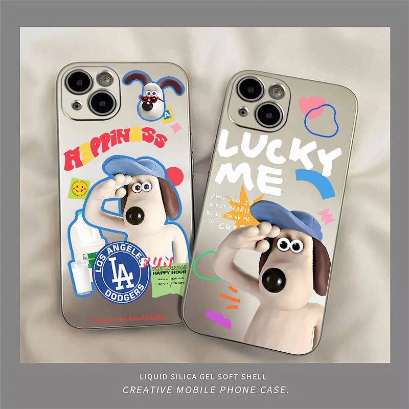 Wallace and Gromit Iphone13pro Apple XR/X Phone Case 14 Cute 12 Soft 11 Electroplated Xsmax Trendy 8P Set 67 ruNu