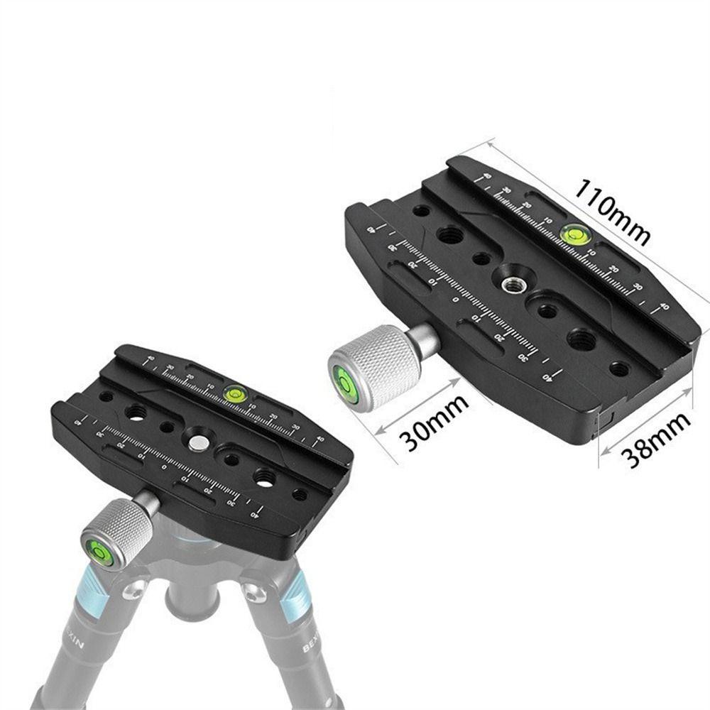 Culinaryhv กล้อง Clamp Quick Release, Ball Head Mount อลูมิเนียม Quick Release แผ่น, 50 มม./70 มม./90 มม./110 มม.อาชีพ 3/8 ถึง 1/4 สกรูขาตั้งกล้อง Monopods Clamp Arca Swiss แผ่น